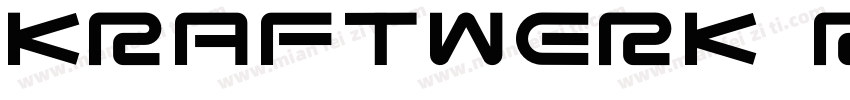 Kraftwerk Regular字体转换